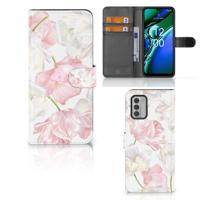 Nokia G42 Hoesje Lovely Flowers - thumbnail