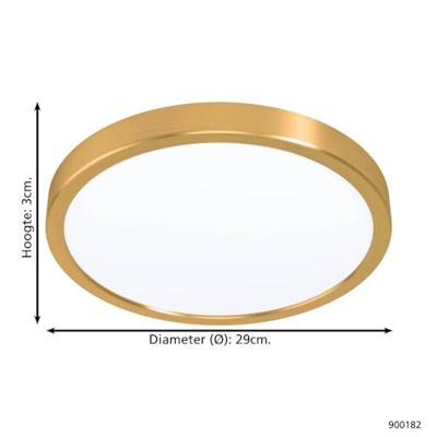 Eglo Messing plafondlampFueva 5 Ø 28,5cm - 900182