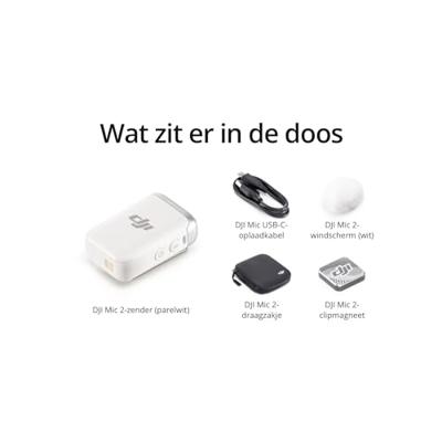 DJI Mic 2 transmitter platinum white - thumbnail