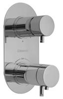 Douchekraan Inbouw Sapho Rhapsody Thermostatisch Afbouwdeel 3-weg Chroom Sapho - thumbnail