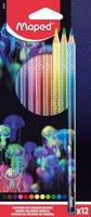 Kleurpotlood Maped Deepsea Paradise set à 12 kleuren - thumbnail