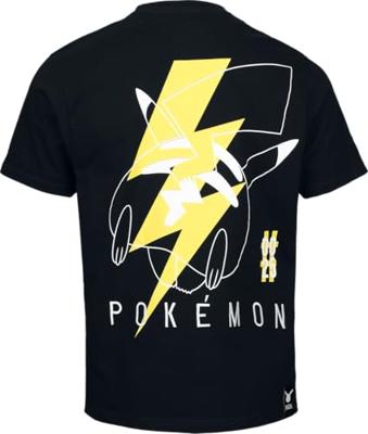 Pokémon - Pikachu Electrifying Line Art Men's Short Sleeved Loose Fit T-shirt