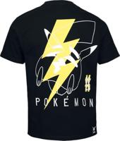 Pokémon - Pikachu Electrifying Line Art Men's Short Sleeved Loose Fit T-shirt - thumbnail