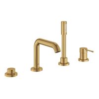 GROHE Essence New afbouwdeel voor 4-gats badrandcombinatie met omstel incl. baduitloop, handdouche en doucheslang 200cm brushed cool sunrise 19578GN1 - thumbnail