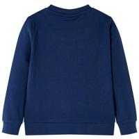 Kindertrui met eekhoorns van pailletten 128 marineblauw - thumbnail