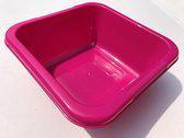 Afwasbak vierkant 32x32cm in roze - thumbnail