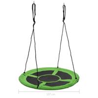 VidaXL Schommel 100 kg 110 cm groen - thumbnail