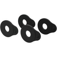 D&apos;Addario Flex Lock Strap Block 4-Pack Black - thumbnail