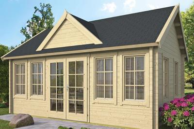 Blokhut Clockhouse Trevor 70 mm 550x400 cm Blokhut Clockhouse Trevor 70 mm 550x400 cm