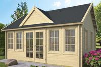 Blokhut Clockhouse Trevor 70 mm 550x400 cm - thumbnail