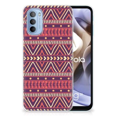 Motorola Moto G31 | G41 | TPU bumper | Aztec Paars