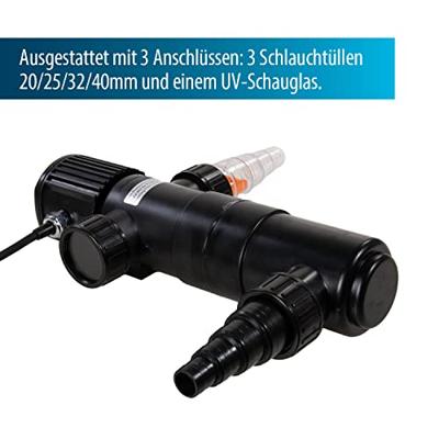 Aquaforte GUV-218 UV-C Unit 18W voor Heldere Vijvers tot 20m³ - Effectieve Algenbestrijding