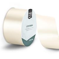 Vaessen Creative • satijnlint 20mx50mm antiek wit - thumbnail