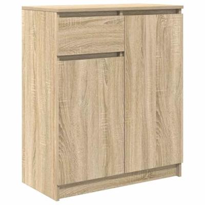 Dressoir met lade 71x35x84 cm spaanplaat sonoma eikenkleurig - thumbnail