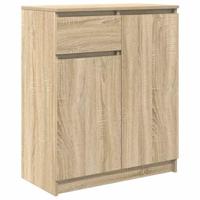 Dressoir met lade 71x35x84 cm spaanplaat sonoma eikenkleurig - thumbnail