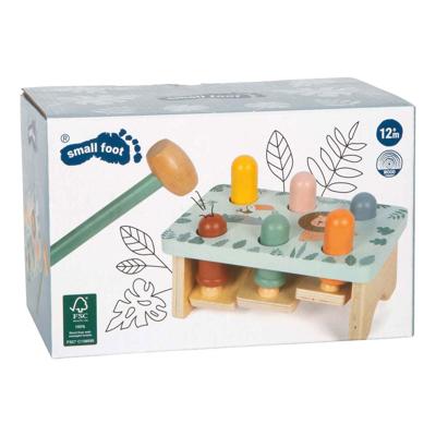 Small Foot - houten hamerbank spel safari fsc