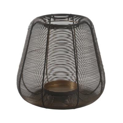 PTMD windlicht jaden m zwart 29 cm | 2 stuks