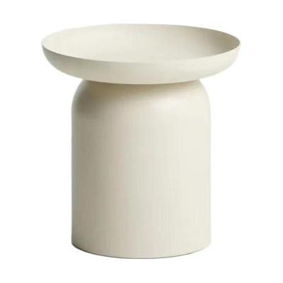 Kave Home Arcola bijzettafel Ø45 cm Ecru