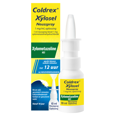 Coldrex Neusspray Xylosel 1mg/ml - xylometazoline neusspray bij neusverkoudheid