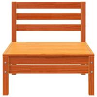 Tuinbank 3-zits massief grenenhout wasbruin - thumbnail