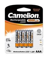 Camelion 17010403 accu NI-MH HR03 / Micro/ 1000 mAh/ 1,2 V - 4-pack - thumbnail