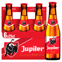 Jupiler Belgisch Pils Fles 6 x 250ML bij Jumbo - thumbnail