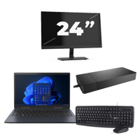 Toshiba Portege X30W-J-10C - Intel Core i5-11e Generatie - 13 inch - 16GB RAM - 256GB SSD - Windows 11 Home + 1x 24 inch Monitor - thumbnail