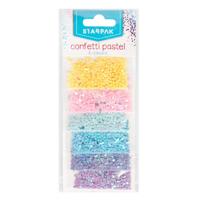 Glitter Confetti Pastel 2g, 6 Kleuren - thumbnail