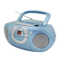 Soundmaster SCD5100BL radio cassettespeler met cd-speler in blauw - thumbnail