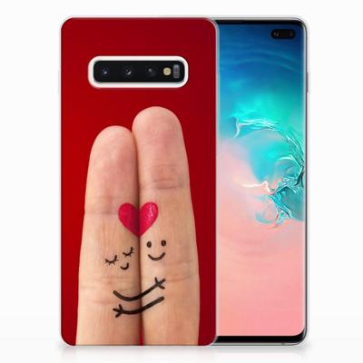 Samsung Galaxy S10 Plus | Sillicone Back Cover | Liefde - Origineel Romantisch Cadeau