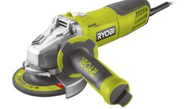 Ryobi RAG1010-125SF Haakse Slijper 1010W 125mm Soft Bag LLO-versie - 5133002497 Ryobi RAG1010-125SF Haakse Slijper 1010W 125mm Soft Bag LLO-versie - 5133002497