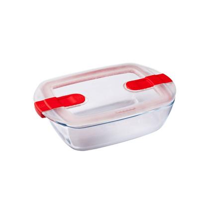 Pyrex Schaal met deksel 1,1L 23x15x6cm
