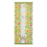 My Neighbor Totoro Towel Totoro Flower garden 34 x 80 cm - thumbnail