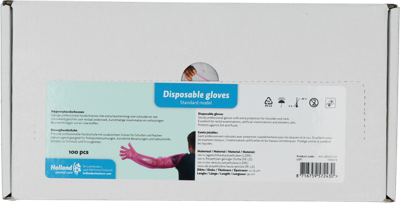 Wegwerphandschoenen Vet Roze