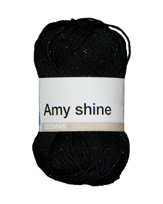 Amy Haakgaren - Zwart Amy Haakgaren - Zwart