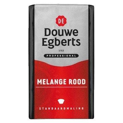 Koffie Douwe Egberts snelfiltermaling Melange Rood 250gr