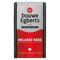 Koffie Douwe Egberts snelfiltermaling Melange Rood 250gr - thumbnail