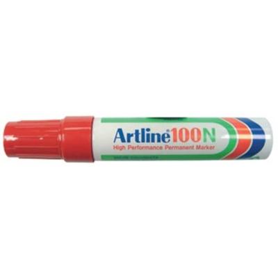 Viltstift Artline 100 schuin 7.5-12mm rood