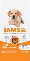 Iams for Vitality Puppy Large met kip hondenvoer 2 x 12 kg - thumbnail