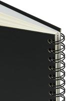 Oxford schetsboek, 100 g/m², ft A5, zwart, 50 vel - thumbnail