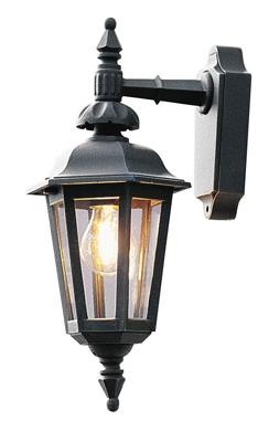 KonstSmide Klassieke muurlampPallas Down zwart - 519-750