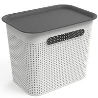 Rotho BRISEN Deksel voor Opbergmand 4.5-7L Antraciet - thumbnail