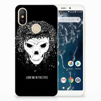 Silicone Back Case Xiaomi Mi A2 Skull Hair - thumbnail
