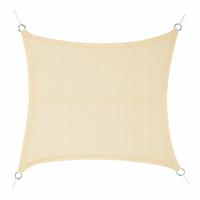 Schaduwdoeken Faura Beige 5 x 5 m Vierkant - thumbnail