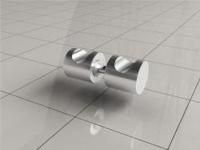 Xellanz Deurknop type 4 chroom - thumbnail