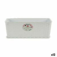 Plantenbak Stefanplast Wit Plastic 39 x 13,5 x 15 cm (12 Stuks) - thumbnail