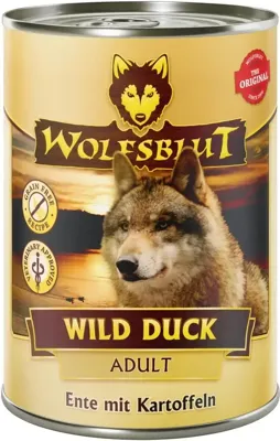 WOLFSBLUT Wild Duck Duck with potatoes - natvoer voor honden - 395g