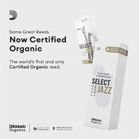 D&apos;Addario Woodwinds ORSF05BSX2S Organic Select Jazz Baritonsaxofoonriet, 2 Soft, 5-pack - thumbnail