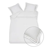 Vandyck Purity Napels sand dekbedovertrek - thumbnail