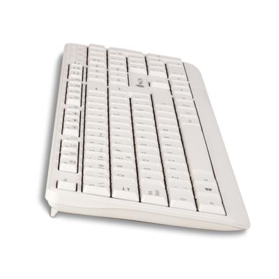 Toetsenbord NGS NGS-KEYBOARD-0284 Wit Qwerty Spaans